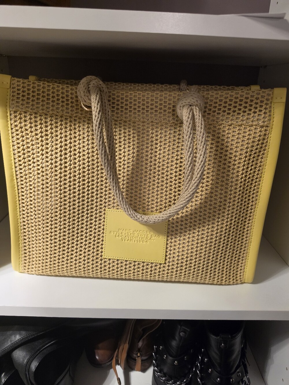 Marc Jacob Raffia Tote - Picture 4 of 6